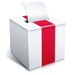 Ikona urny wyborczej - obrazy, fototapety, plakaty
