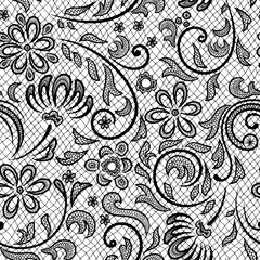 Lace seamless pattern
