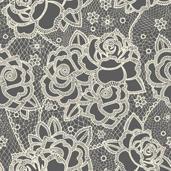Lace seamless pattern - 91705362
