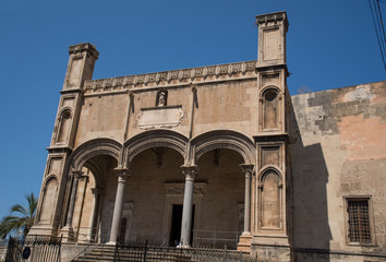 Fototapeta na wymiar Santa Maria della Catena in Palermo, Sicily.