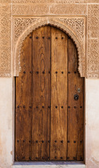 Arabian Door in Alhambra