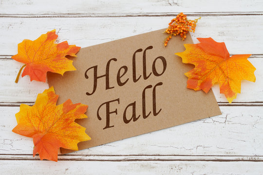 Hello Fall Card