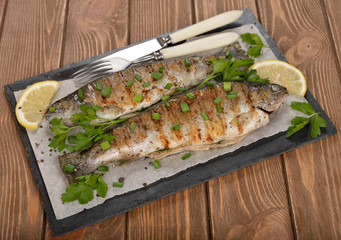 Grilled trout
