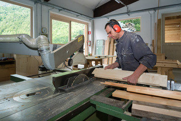 Fototapeta premium worker in joinery