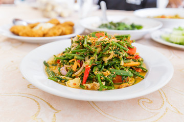 Spicy salad, Thai food