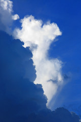 Obraz premium blue sky with cloud.