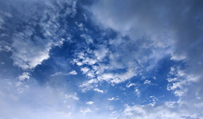 Fototapeta premium blue sky with cloud closeup