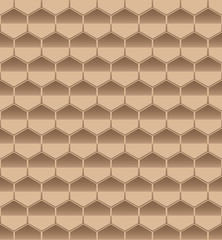 hexagon seamless brown