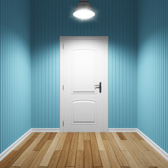 Room with door