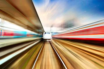 Fototapeta premium very high-speed train