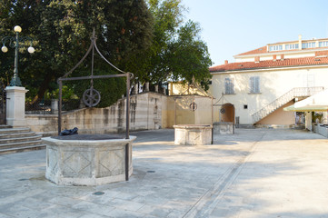  Five wells square in Zadar