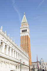 Fototapeta na wymiar San Marco Campanile, Venice