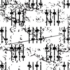 Faders pattern, grunge, monochrome