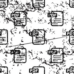 PDF document pattern, grunge, monochrome