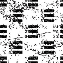 Numbered list pattern, grunge, monochrome