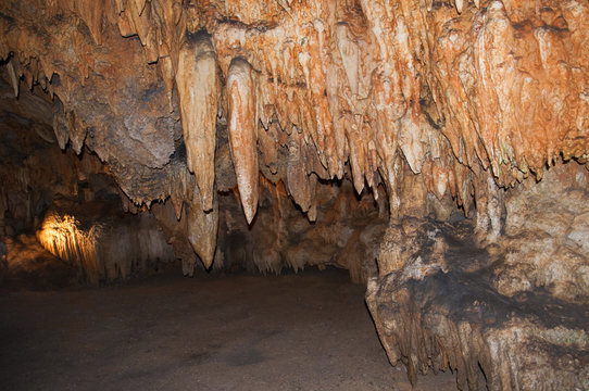 The Fabulous Luray Caverns in Virginia USA. Visitors by the millions have made Luray Caverns the most popular caverns in Eastern America
