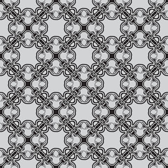 Black seamless pattern