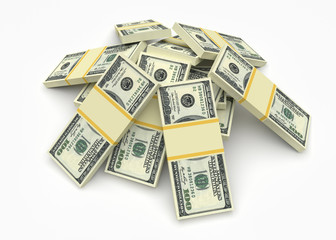 Money stack. Finance concepts