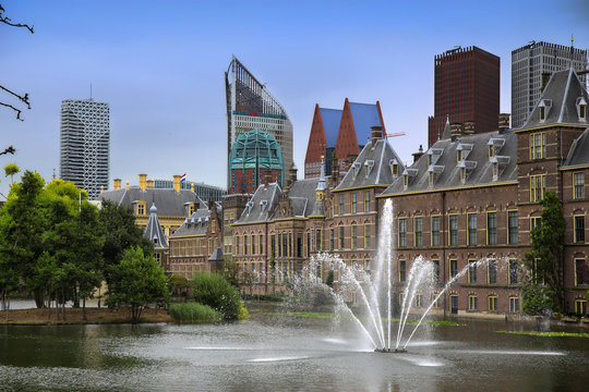 Binnenhof Palace, Dutch Parlament in the Hague, Netherlands