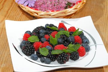 Blaubeeren, Himbeeren, Brombeeren
