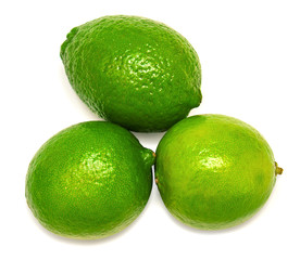 Three fresh lime