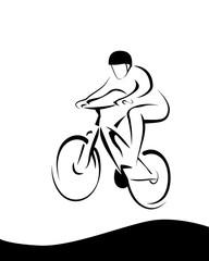 Fototapeta premium Mountain racer