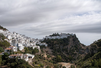 Obraz premium pueblos de Andalucía, Casares en la provincia de Málaga