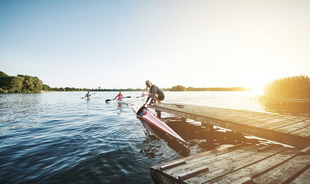 Elite sports rowing team