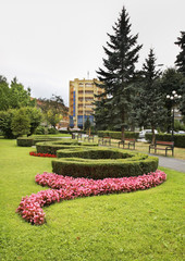 Heroes Park in Brasov. Romania