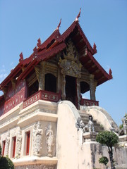 Naklejka premium Intricate Raised Temple