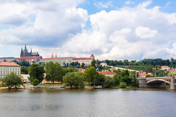 Cityscape of Prague.