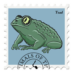 stamp with toad
