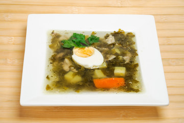 Щавелевый суп 