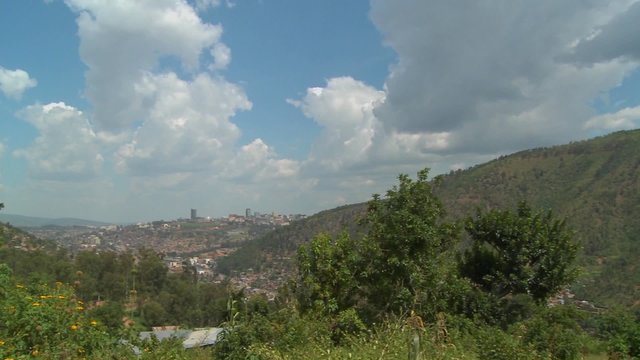 A view of Kigali, capital of Rwanda.