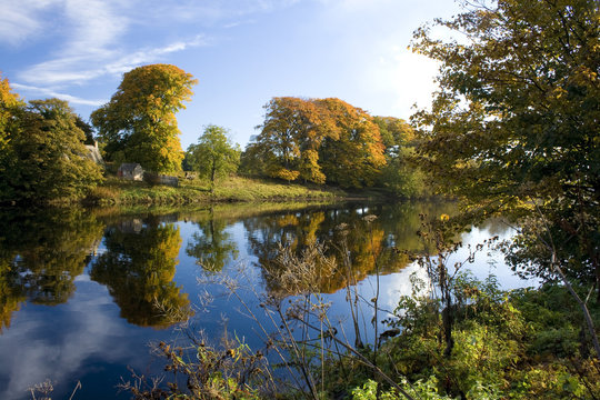 Autumn Reflections on the Tyne