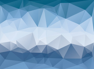 linear low poly background blue and white