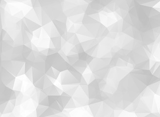 low poly gray and white