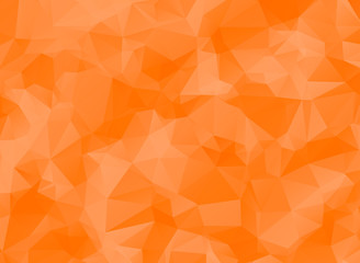 low poly orange background