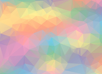 low poly pastel background