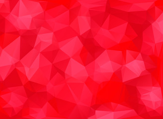 low poly red background