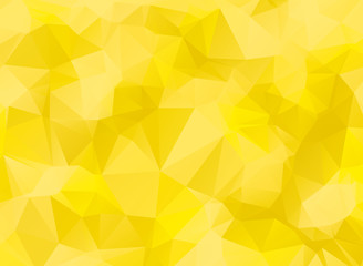 low poly yellow background