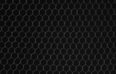 Abstract background with hexagonal cells