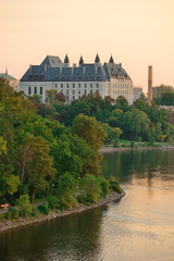 Obraz premium Ottawa sunset