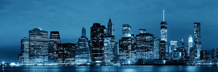 Foto op Plexiglas Manhattan at night © rabbit75_fot