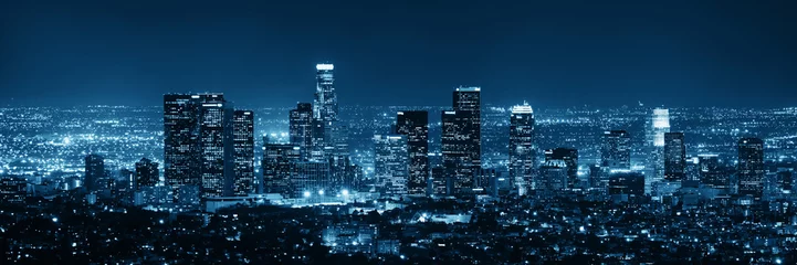 Foto op Plexiglas Los Angeles bij nacht © rabbit75_fot