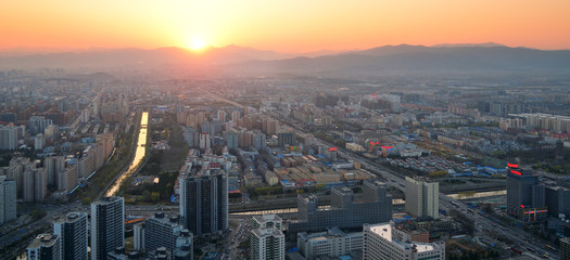 Beijing sunset