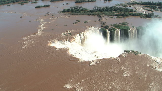 MWS aerial view of Iguazu Falls 