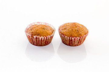 banana cakes on white