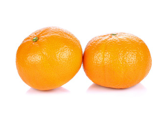 Orange fruit isolated on white background