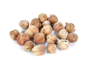 Fototapeta premium Cardamom seeds isolated on over white background
